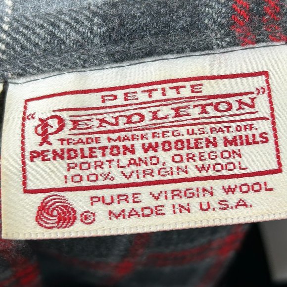 Vintage Pendleton Academia Preppy Plaid Wool Pleated Skirt Country Quiet Luxury - Picture 12 of 14